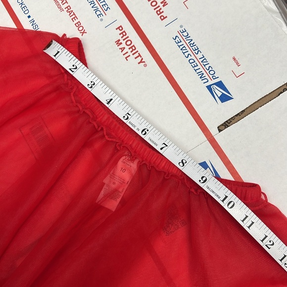 💝 10/$10 💝 CARTER'S Red Tutu Skirt Size 10 - Picture 5 of 6